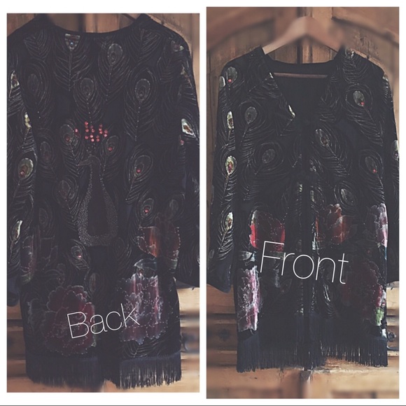 Jacket  Silk & Velvet Opera Jacket Victorian HP🌵 - Picture 11 of 14